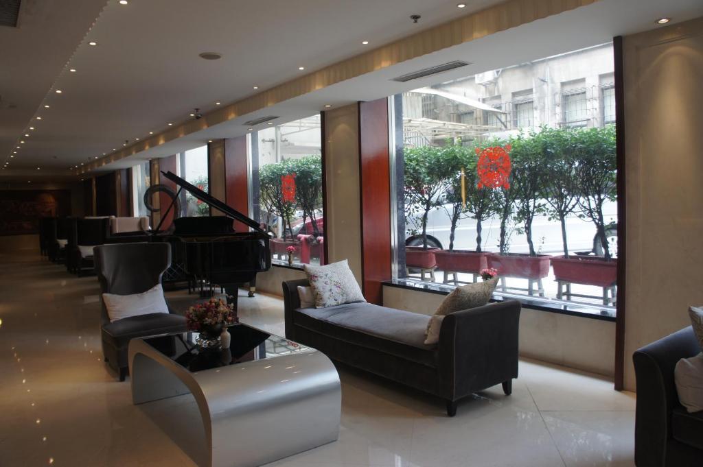Shanghai Baron Business Bund Hotel 객실 사진